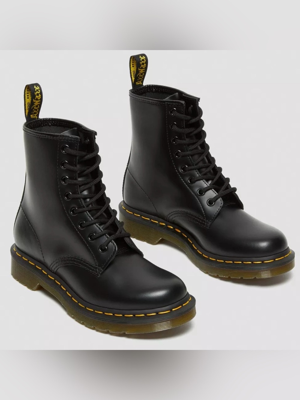 Dr. Martens 1460 Smooth Leather Lace Up Boots Womens Size 5